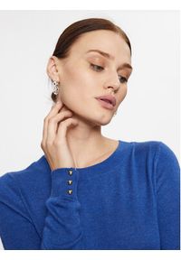Vero Moda Sweter 10291147 Niebieski Regular Fit. Kolor: niebieski. Materiał: syntetyk