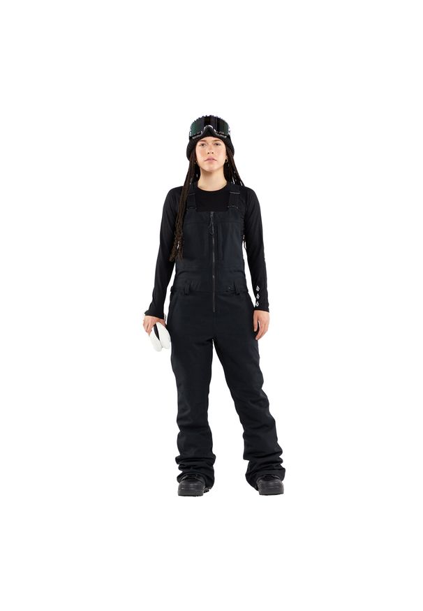 Spodnie snowboardowe damskie Volcom Swift Bib Overall. Kolor: czarny. Sezon: zima. Sport: snowboard
