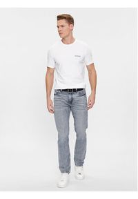Guess T-Shirt Joe U4RM01 K6YW0 Biały Regular Fit. Kolor: biały. Materiał: bawełna #4