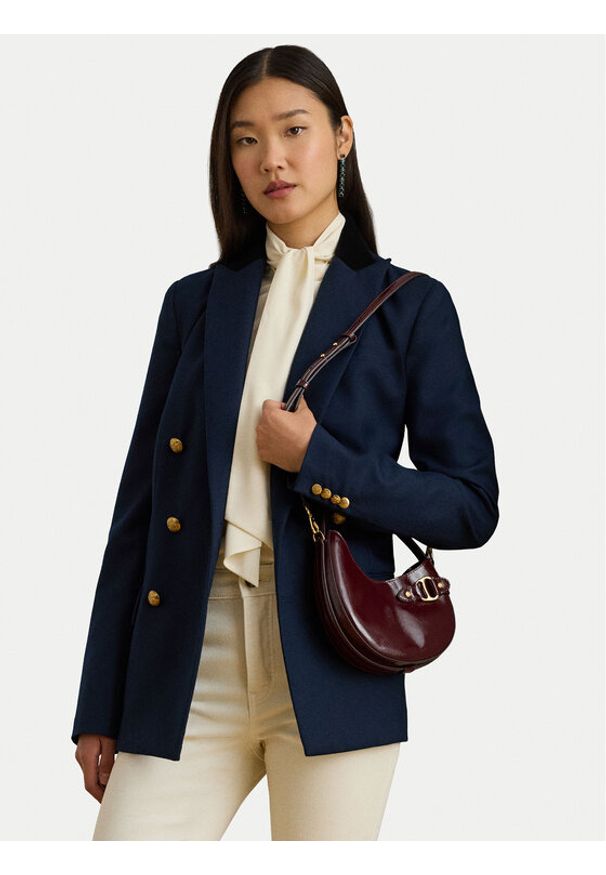 Lauren Ralph Lauren - LAUREN RALPH LAUREN Torebka 431P04070002 Bordowy. Kolor: czerwony. Materiał: skórzane