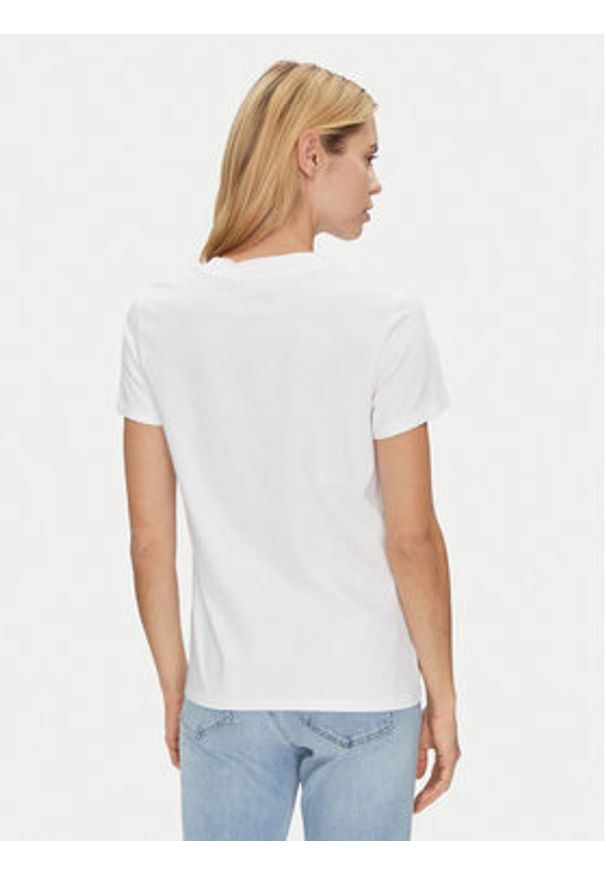 Guess T-Shirt W2BI69 K8FQ1 Biały Regular Fit. Kolor: biały. Materiał: bawełna