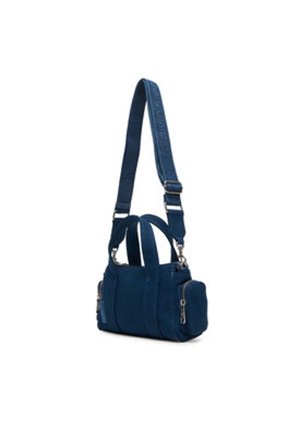 Calvin Klein Torebka Webbing Strap Canvas Pocket Bag LV04F3464G Niebieski. Kolor: niebieski