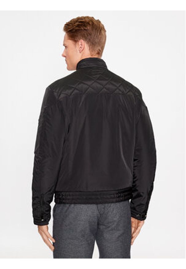 BOSS - Boss Kurtka przejściowa Chanan 50493674 Czarny Regular Fit. Kolor: czarny. Materiał: syntetyk