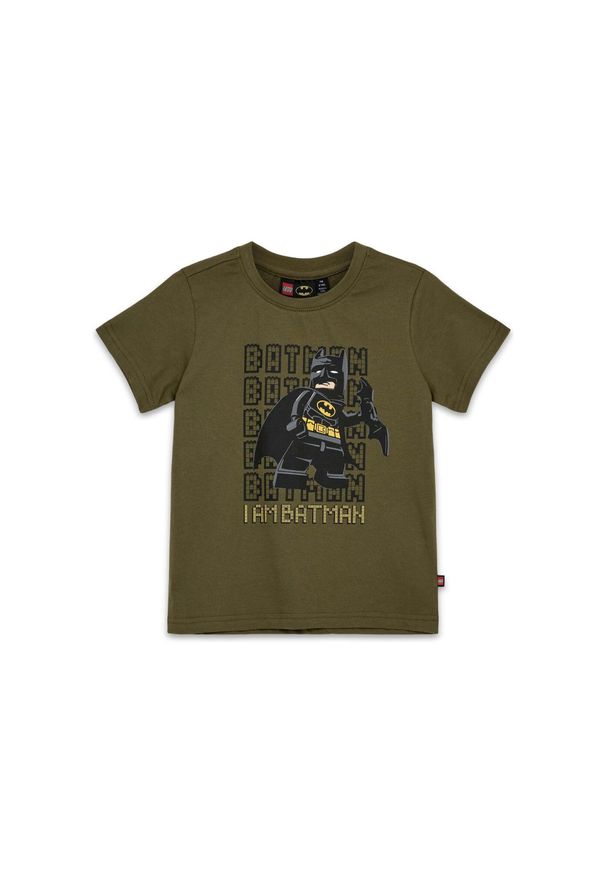 Koszulka Dziecięca LEGO BATMAN Tano 600 Zielona. Kolor: zielony. Wzór: motyw z bajki