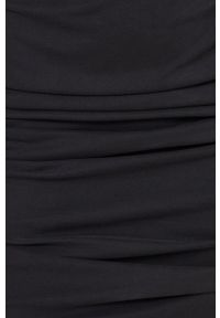 medicine - Medicine sukienka kolor czarny mini dopasowana. Kolor: czarny. Długość rękawa: krótki rękaw. Typ sukienki: dopasowane. Długość: mini #3