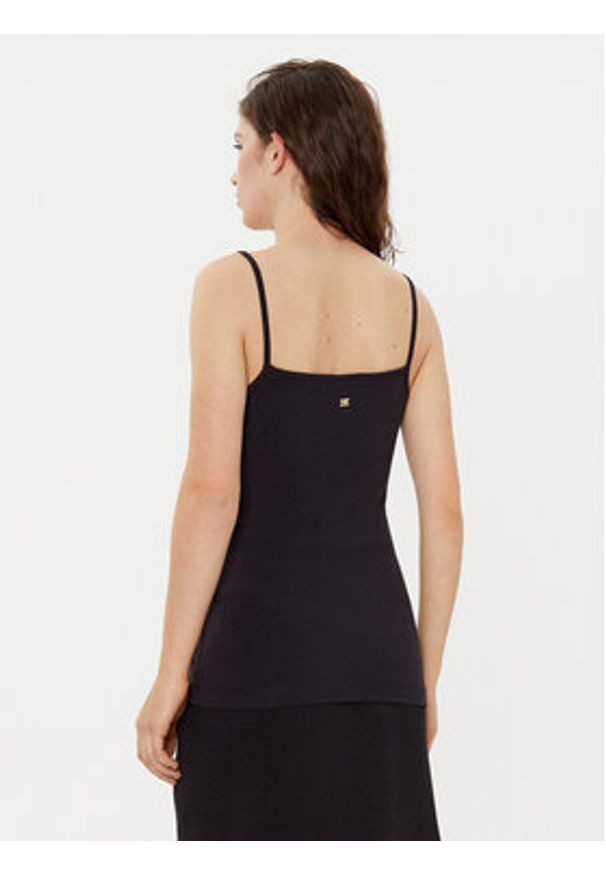 JOOP! Top 30042651 Czarny Slim Fit. Kolor: czarny. Materiał: bawełna
