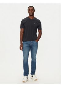 BOSS - Boss T-Shirt Tee V 50506347 Granatowy Regular Fit. Kolor: niebieski. Materiał: bawełna #3