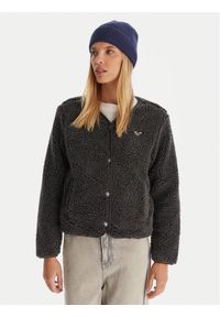 Roxy Polar Iconic Town ERJPF03229 Szary Regular Fit. Kolor: szary. Materiał: syntetyk