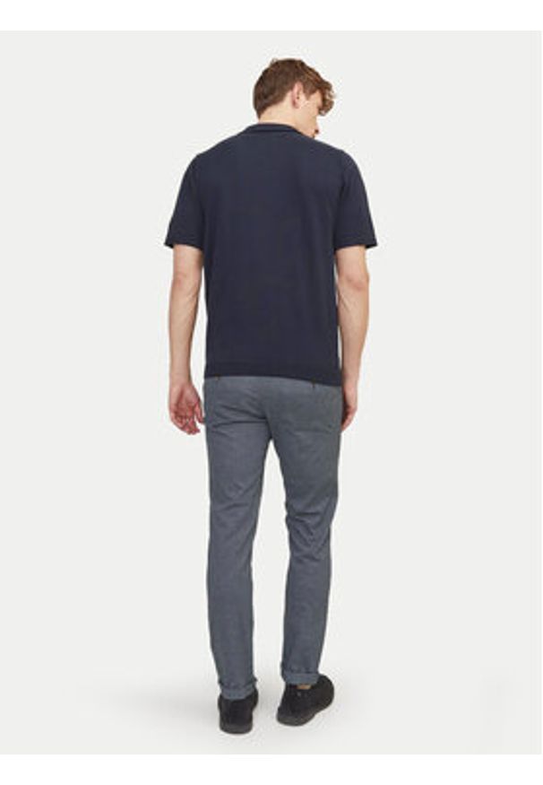 Jack & Jones Chinosy Marco 12206199 Niebieski Slim Fit. Kolor: niebieski. Materiał: bawełna