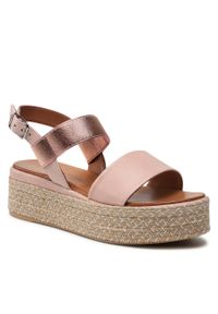 Espadryle Inuovo 117046 Blush. Kolor: różowy. Materiał: skóra #1