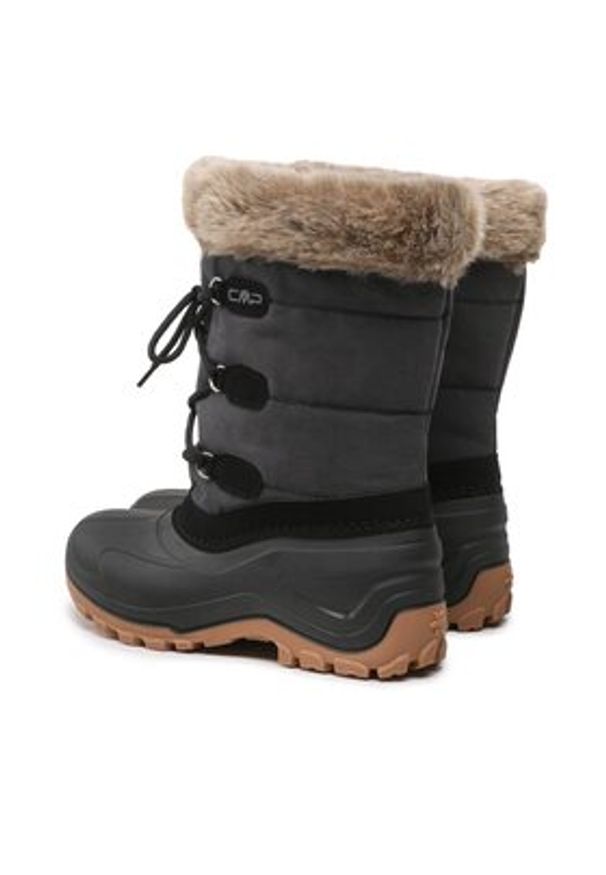 CMP Śniegowce Nietos Low Wmn 3Q78956 Czarny. Kolor: czarny. Materiał: materiał