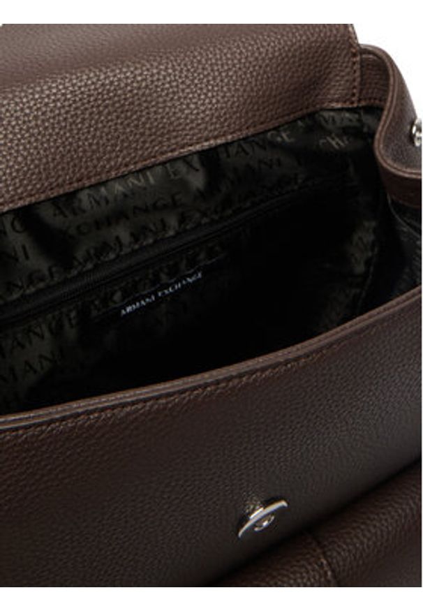 Armani Exchange Plecak XW002591 AF11902 U6018 Brązowy. Kolor: brązowy. Materiał: skóra