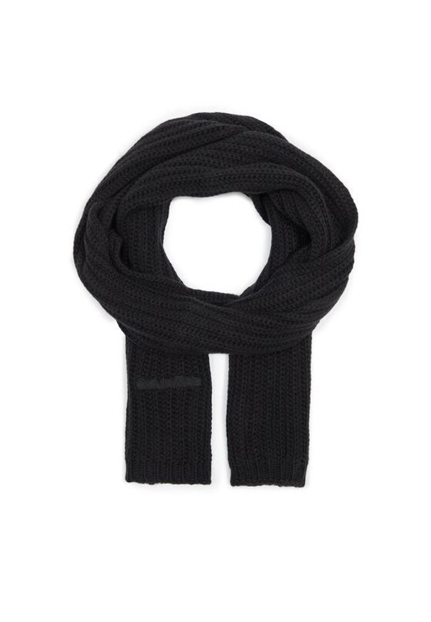 Calvin Klein Szalik Oversized Knit Scarf 30X180 K60K608496 Czarny. Kolor: czarny. Materiał: materiał