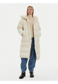 Marella Płaszcz zimowy Razzia 2423496044 Écru Regular Fit. Materiał: syntetyk. Sezon: zima