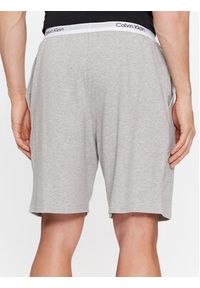 Calvin Klein Underwear Szorty piżamowe 000NM2303E Szary Regular Fit. Kolor: szary. Materiał: bawełna #4