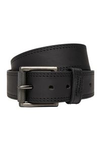 Aeronautica Militare - AERONAUTICA MILITARE Czarny skórzany męski pasek, Rozmiar L. Kolor: czarny. Materiał: skóra. Wzór: moro. Styl: casual, klasyczny, elegancki, militarny #3