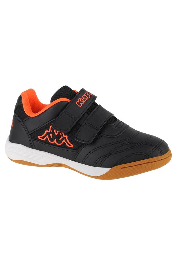 Buty sportowe chłopięce, Kappa Kickoff K. Kolor: czarny. Materiał: guma, materiał, syntetyk