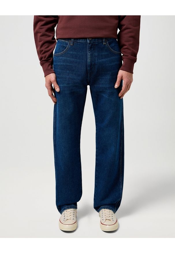 Wrangler - MESKIE SPODNIE WRANGLER FRONTIER POLAR STEEL 112373195