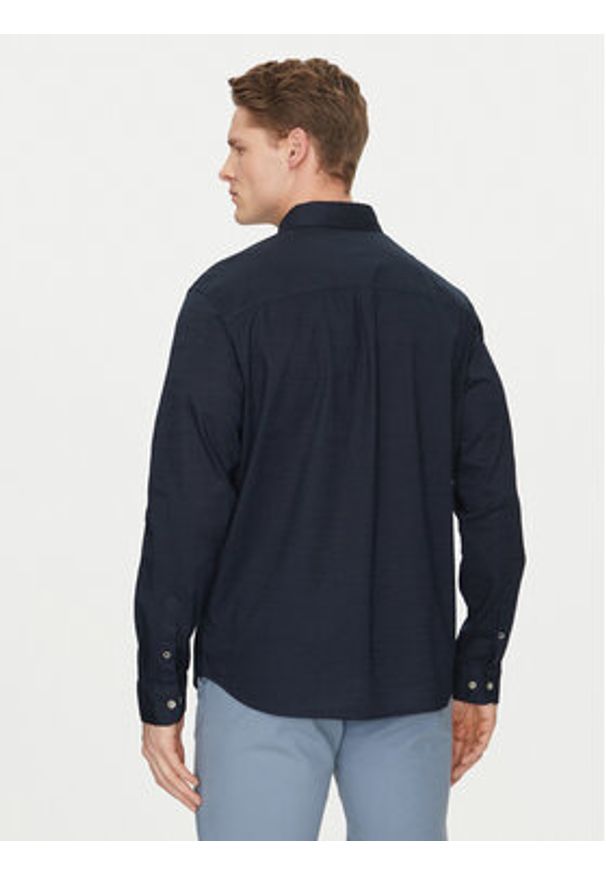 Jack & Jones Koszula Pierre 12270085 Granatowy Relaxed Fit. Kolor: niebieski. Materiał: bawełna