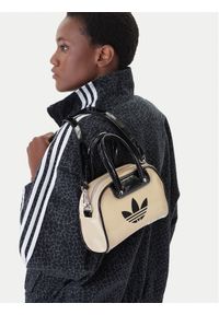 Adidas - adidas Torebka KD7841 Beżowy. Kolor: beżowy. Materiał: skórzane #1