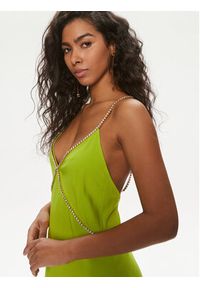 Liu Jo Sukienka koktajlowa CA4183 TS058 Zielony Regular Fit. Kolor: zielony. Materiał: syntetyk. Styl: wizytowy #2