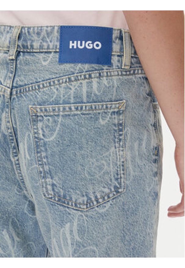 Hugo - HUGO Jeansy Elyah_B 50534771 Niebieski Straight Fit. Kolor: niebieski
