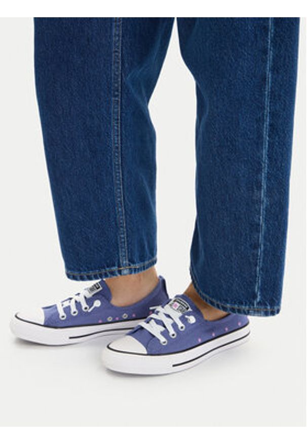 Converse Trampki Chuck Taylor All Star Shoreline Embroidered Stars A16058C Niebieski. Kolor: niebieski. Materiał: materiał