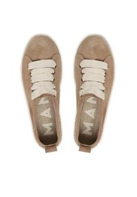 Manebi Espadryle Lace-Up Espadrilles W 1.9 E0 Beżowy. Kolor: beżowy. Materiał: zamsz, skóra #4