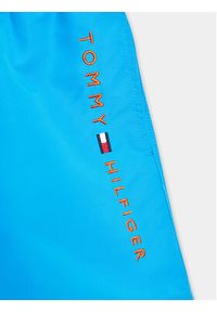 TOMMY HILFIGER - Tommy Hilfiger Szorty kąpielowe UB0UB00487 Niebieski Regular Fit. Kolor: niebieski. Materiał: syntetyk