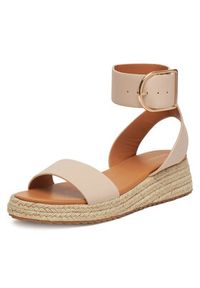 DeeZee Espadryle QS276-1 Beżowy. Kolor: beżowy. Materiał: syntetyk, materiał #7