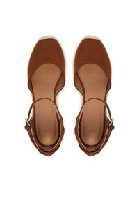 BOSS Espadryle Madeira 50563452 Brązowy. Kolor: brązowy. Materiał: skóra, zamsz #3