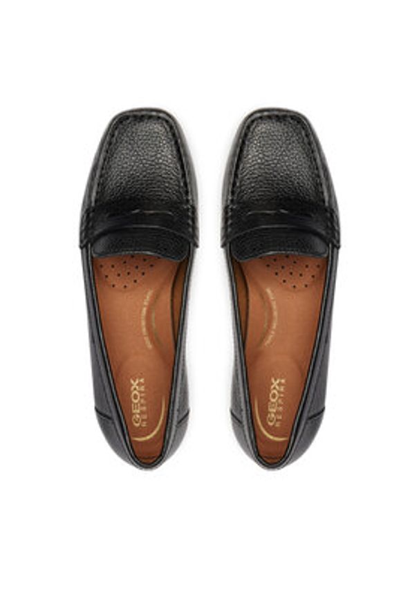 Geox Mokasyny D Annytah Moc D46BMA 00046 C9999 Czarny. Kolor: czarny. Materiał: skóra