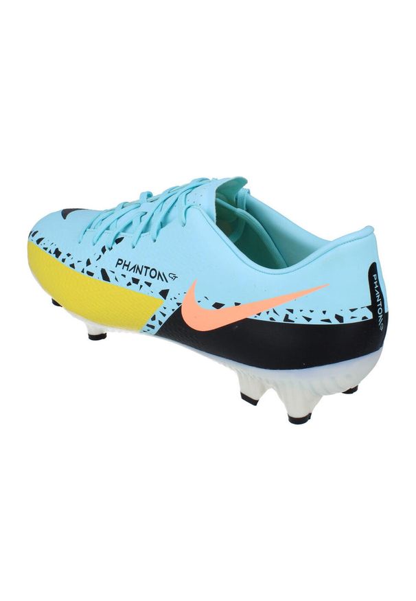 Buty piłkarskie męskie Nike Phantom GT2 Academy Fgmg. Zapięcie: sznurówki. Kolor: niebieski. Materiał: materiał, syntetyk, tkanina. Szerokość cholewki: normalna. Sport: piłka nożna