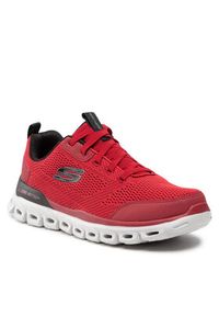 skechers - Skechers Sneakersy Glide-Step 232135/RDBK Czerwony. Kolor: czerwony. Materiał: materiał