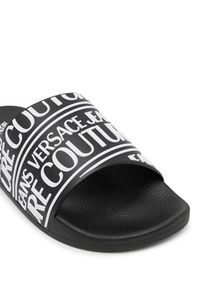 Versace Jeans Couture Klapki 79YA3SQ1 71352 899 Czarny. Kolor: czarny. Materiał: syntetyk #5