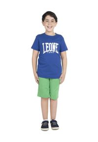 LEONE 1947 APPAREL - Podstawowa koszulka dziecięca. Kolor: niebieski. Sport: joga i pilates