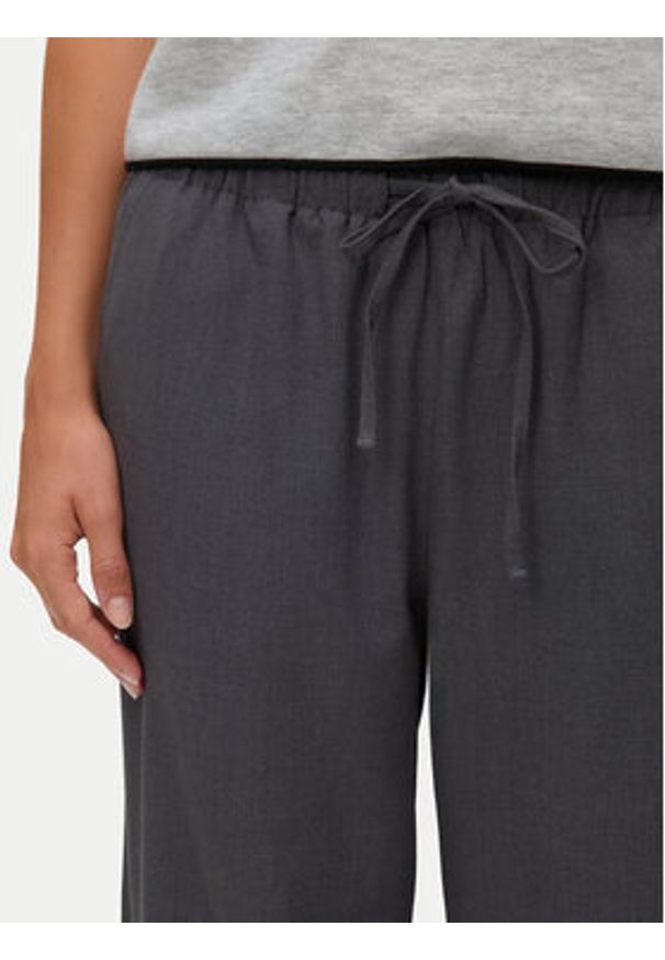 Vero Moda Spodnie materiałowe Milly 10331924 Szary Wide Leg. Kolor: szary. Materiał: syntetyk