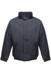 Regatta - Męska Kurtka Przeciwdeszczowa Dover. Kolor: szary, niebieski, wielokolorowy. Sport: turystyka piesza #1