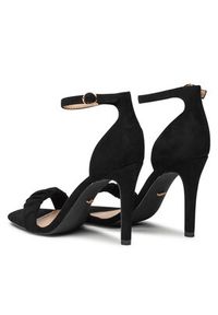 DeeZee Sandały LS5260-08A Czarny. Kolor: czarny. Materiał: materiał