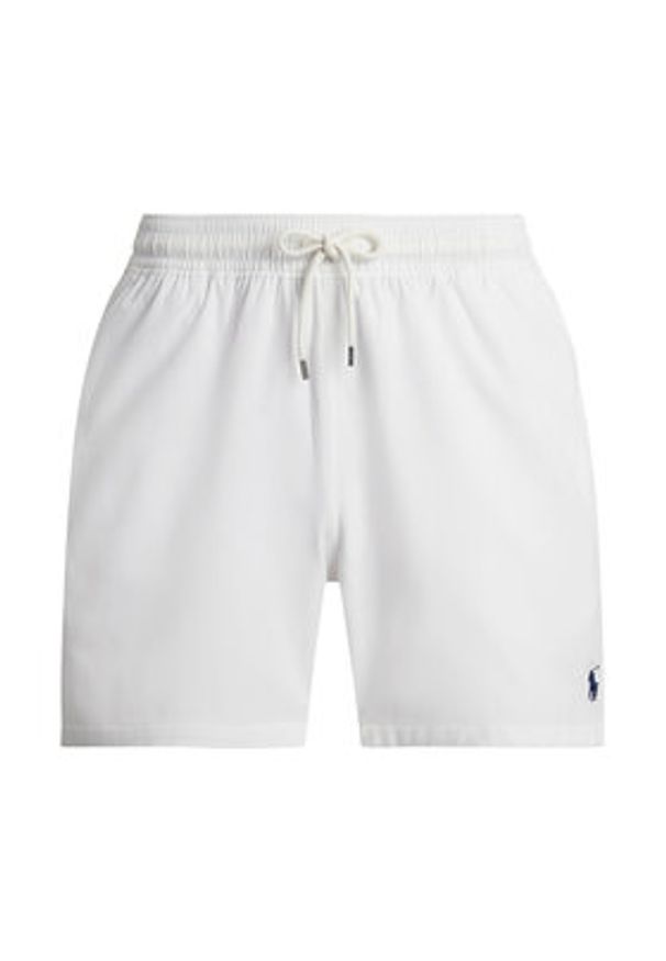 Polo Ralph Lauren Szorty kąpielowe 710957782014 Biały Classic Fit. Kolor: biały. Materiał: syntetyk