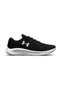 Buty biegowe chłopięce Under Armour BGS Charged Pursuit 3. Kolor: czarny