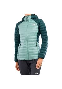 Kurtka turystyczna damska The North Face Bettaforca LT Down Hoodie. Kolor: niebieski. Materiał: poliester. Sport: turystyka piesza