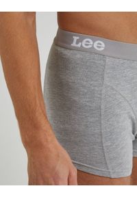 Lee - LEE 2-PACK TRUNK DWUPAK MĘSKIE BOKSERKI MAJTKI LOGO GREY LP03CKMP 112330509