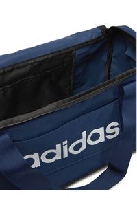 Adidas - adidas Torba Linear Duffel Bag Small IN6111 Granatowy. Kolor: niebieski. Materiał: materiał