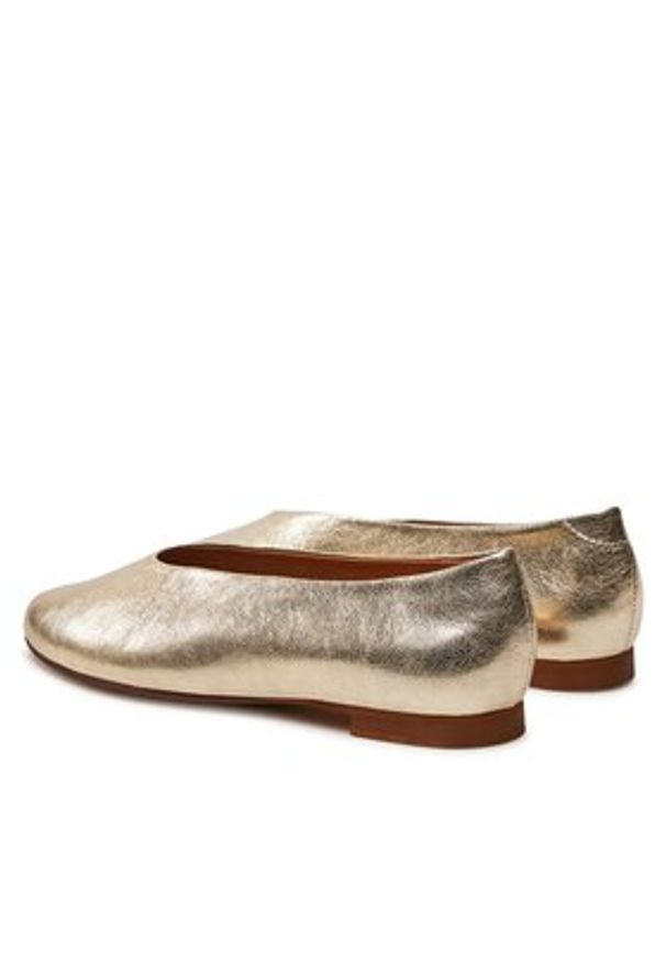 BALAGAN - Balagan Baleriny Opera Złoty. Kolor: złoty. Materiał: skóra