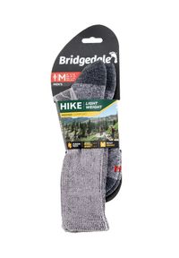 BRIDGEDALE - Skarpetki trekkingowe Bridgedale Hike Lt Merino C Boot. Kolor: szary. Sport: turystyka piesza