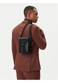 Calvin Klein Saszetka Cargo Flap Reporter LV04D3131G Czarny. Kolor: czarny. Materiał: skóra #6