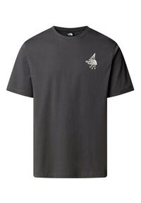 The North Face T-Shirt Powder Days NF0A8E4D Szary Relaxed Fit. Kolor: szary. Materiał: bawełna #4