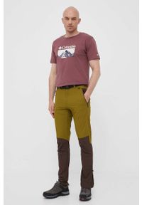 Viking spodnie outdoorowe Sequoia kolor zielony. Kolor: zielony. Materiał: włókno, materiał #1