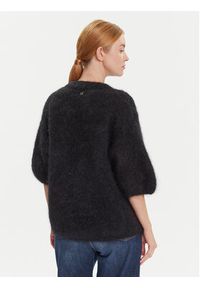 Dixie Sweter M277Y101A Czarny Relaxed Fit. Kolor: czarny. Materiał: syntetyk #3